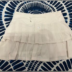 White Lululemon Tennis Skirt
